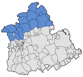Localisation de Sierra nord de Séville