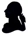 Silhouette de Georg Heinrich Sieveking.