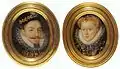 Miniature de Sigismund Vasa et Anna Habsburg