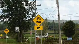 Signalisation, près de Sainte-Anne-de-la-Pérade