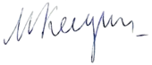 signature de Mstislav Keldych