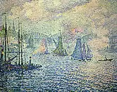 Signac, Le Port de Rotterdam.