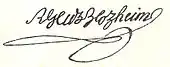 signature de Robert Glutz-Blotzheim