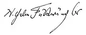 signature de Wilhelm Furtwängler
