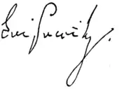 signature de Johann Anton Leisewitz