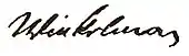 signature de Johann Joachim Winckelmann