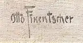 signature d'Otto Fikentscher