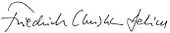 signature de Friedrich Christian Delius