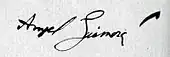 signature de Àngel Guimerà