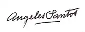 signature de Ángeles Santos Torroella