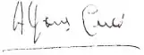 signature d'Alfons Cucó