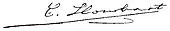 signature de Constantí Llombart