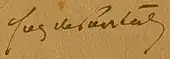 signature de Guy de Pourtalès