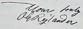 signature d'Oscar Gustave Rejlander