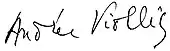 signature d'Andrée Viollis