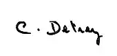 Signature de Conrad Detrez