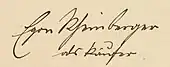 signature d'Egon Rheinberger