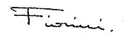 signature de Marcel Fiorini