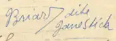 signature de Jane Stick
