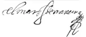 signature de Pedro Álvarez de Toledo y Leiva