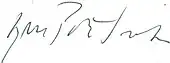 signature de Kjell Pahr-Iversen