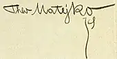 signature de Theo Matejko