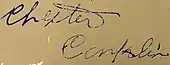 signature de Chester Conklin