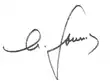 Signature de Alain Gournac