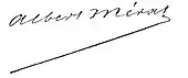 signature d'Albert Mérat
