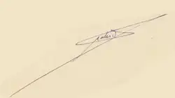 Signature de Albert Mahieu