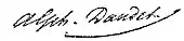 signature d'Alphonse Daudet