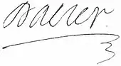 signature d'André Dacier