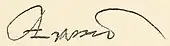 signature de Gabriel de Luetz