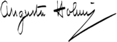 signature d'Augusta Holmès