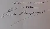 signature d'Émile Bergerat