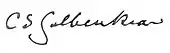 signature de Calouste Gulbenkian