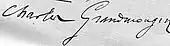 signature de Charles Grandmougin