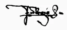 Signature de Olivier V de Clisson
