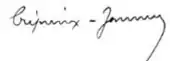 signature de Jules Crépieux-Jamin