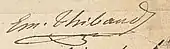 signature d'Émile Thibaud