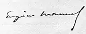 signature d'Eugène Manuel