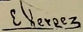 signature d'Eugène Vergez