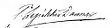 Signature de Félix Le Peletier d'Aunay