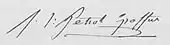 signature de Fortuné Joseph Petiot-Groffier