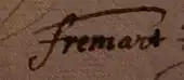 signature de Henri Frémart