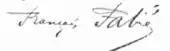 signature de François Fabié