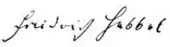 signature de Friedrich Hebbel