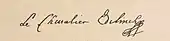 signature de Gérard Edelinck