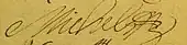 signature de Guillaume Michel (compositeur)