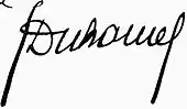 signature de Georges Duhamel